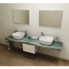 Sapho Avice pult 220x49.5 cm grafit-kék AV226