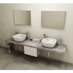 Sapho Avice pult 230x49.5 cm grafit-szürke AV237
