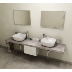 Sapho Avice pult 240x49.5 cm grafit-szürke AV247