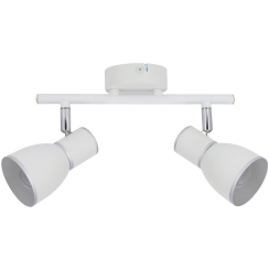 Candellux Fido mennyezeti lámpa 2x40 W fehér-króm 92-63373