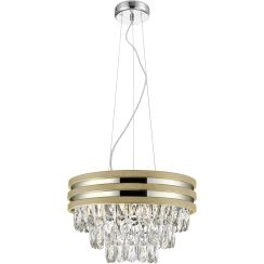 Zuma Line Naica függőlámpa 4x40 W átlátszó-arany P0525-04A-F4V6