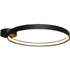 Zuma Line Circle mennyezeti lámpa 1x50 W fekete LA0772