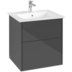 Villeroy & Boch Finero mosdó szekrénnyel 60 cm szürke S00500FPR1