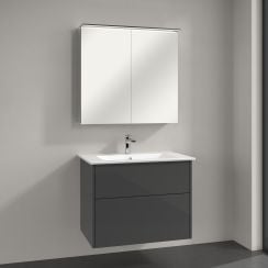 Villeroy & Boch Finero mosdó szekrénnyel 80 cm szürke S00402FPR1