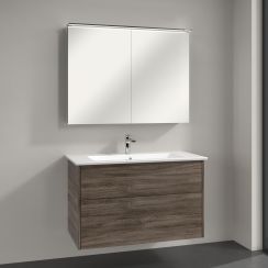 Villeroy & Boch Finero mosdó szekrénnyel 100 cm szürke S00403RKR1