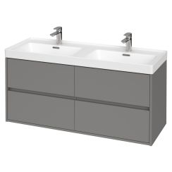 Set szekrény Cersanit Crea S931-005, mosdótál Cersanit Crea K673-006
