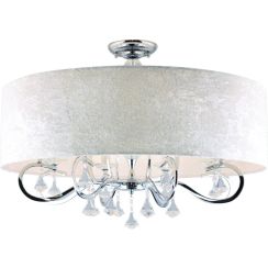 MaxLight Amsterdam mennyezeti lámpa x40 W króm-krém C0059
