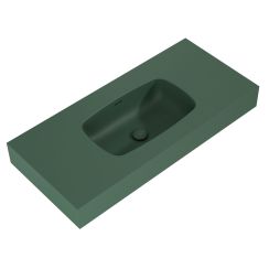 Elita Dimple mosdótál 100.8x46 cm négyszögletes klasszikus zöld RE041000027010