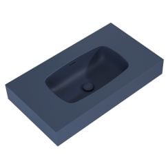 Elita Dimple mosdótál 80.6x46 cm négyszögletes klasszikus kék RE040800027030