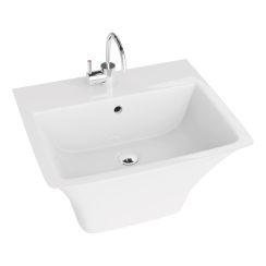 LaVita Ribera mosdótál 53x44 cm négyzet klasszikus fehér 5900378301653