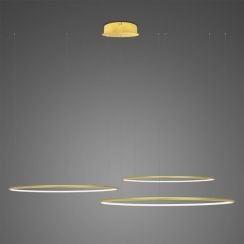 Altavola Design Ledowe Okręgi függőlámpa 3x68 W arany LA075/CO3_80_in_3k_gold_dimm
