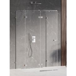 New Trendy Avexa zuhanykabin 120x120 cm négyzet króm fényes/átlátszó üveg EXK-2472