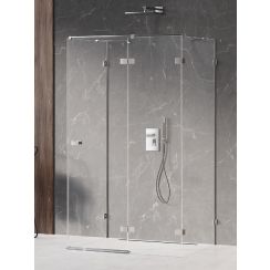 New Trendy Avexa zuhanykabin 100x80 cm négyszögletes króm fényes/átlátszó üveg EXK-2476