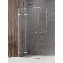 New Trendy Avexa zuhanykabin 120x90 cm négyszögletes króm fényes/átlátszó üveg EXK-2409