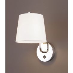 MaxLight Chicago oldalfali lámpa 1x40 W fehér-króm W0195
