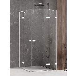 New Trendy Avexa White zuhanykabin 120x90 cm négyszögletes fehér matt/átlátszó üveg EXK-2842