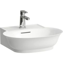 Laufen The New Classic mosdótál 50x45 cm félkör alakú klasszikus-beépíthető fehér fényes H8168520001041