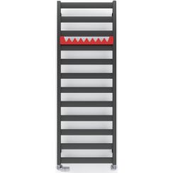 Terma Vivo fürdőszoba radiátor íves 91x40 cm fehér WGVOV091040K916Z1