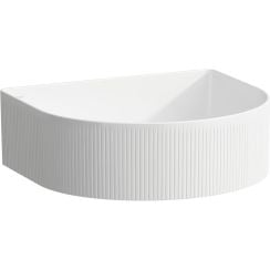 Laufen Sonar mosdótál 41x36.5 cm félkör alakú mosdótálak fehér H8123434001121