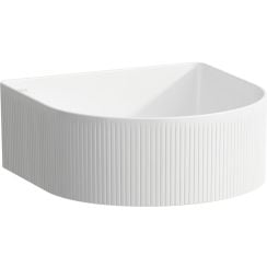 Laufen Sonar mosdótál 34x34 cm félkör alakú mosdótálak fehér H8123414001121