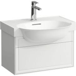 Laufen The New Classic szekrény 57.6x31.6x34.4 cm mosdókagyló alá akasztható fehér H4060310856311