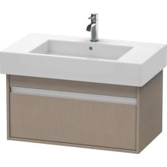 Duravit Ketho szekrény 80x45.5x41 cm Függesztett, mosdó alatti len KT669007575