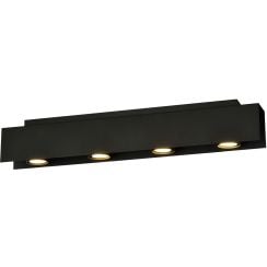 Emibig Kenno mennyezeti lámpa 4x10 W fekete 1141/4