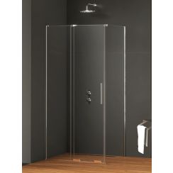 New Trendy Smart zuhanykabin 160x90 cm négyszögletes króm fényes/átlátszó üveg EXK-4051