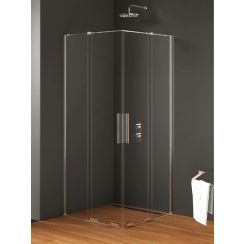 New Trendy Smart zuhanykabin 120x110 cm négyszögletes króm fényes/átlátszó üveg EXK-4068