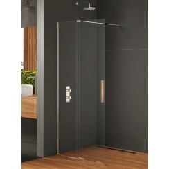 New Trendy Smart zuhanykabin fal walk-in 150 cm króm fényes/átlátszó üveg EXK-4092