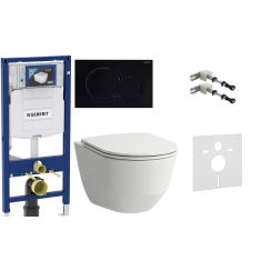 Set egy tál + Laufen Pro A H8669560000001, beépíthető keret Geberit Duofix 111.320.00.5, 115.770.DW.5, 111.815.00.1, 156.050.00.1
