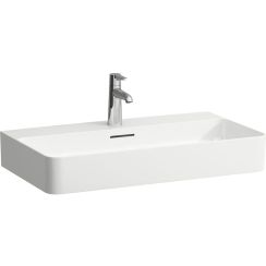Laufen Val mosdótál 75x42 cm négyszögletes klasszikus-mosdótálak fehér matt H8162857571041