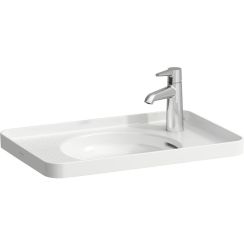 Laufen Val mosdótál 55x36 cm négyszögletes süllyesztett fehér fényes H8172814001061