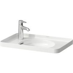 Laufen Val mosdótál 55x36 cm négyszögletes süllyesztett fehér fényes H8172814001051
