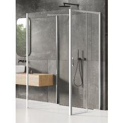 New Trendy Prime zuhanykabin 120x100 cm négyszögletes króm fényes/átlátszó üveg K-0891