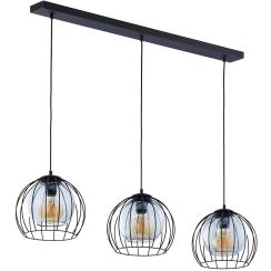 TK Lighting Universo függőlámpa 3x15 W fekete-grafit 4483