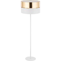 TK Lighting Hilton állólámpa 1x15 W fehér-aranysárga 5074
