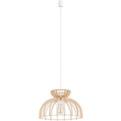 Nowodvorski Lighting Kymi C függőlámpa 1x60 W fehér-fa 10572
