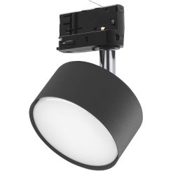 TK Lighting Tracer lámpa gyűjtősínekhez 1x10 W fekete-króm 6061