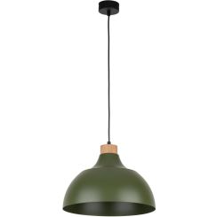 TK Lighting Cap függőlámpa 1x15 W zöld-fa 5665