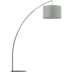 TK Lighting Mona állólámpa 1x15 W fekete-zöld 5488