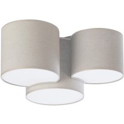 TK Lighting Mona mennyezet 3x15 W bézs 6591