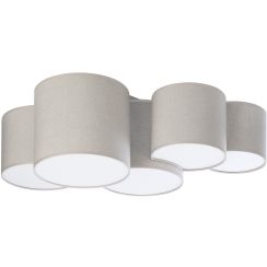 TK Lighting Mona mennyezet 5x15 W bézs 6593