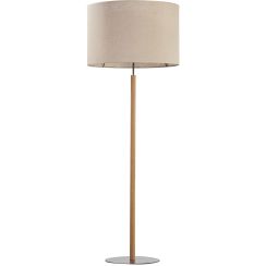 TK Lighting Deva Nature állólámpa 1x15 W fekete-szürke-fa-bézs 5199