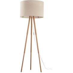 TK Lighting Tokyo állólámpa 1x15 W fa-bézs 5284