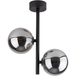 TK Lighting Estera mennyezeti lámpa 2x6 W fekete-füst színű 6706