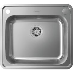 Hansgrohe S41 acél mosogató 58x52 cm 43336800