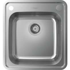 Hansgrohe S41 acél mosogató 52x48 cm 43335800