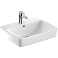 Geberit Variform mosdótál 55x45 cm négyszögletes süllyesztett fehér 500.681.01.1