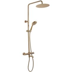 Rea Lungo kád és zuhany szett fal termosztáttal arany REA-P6604